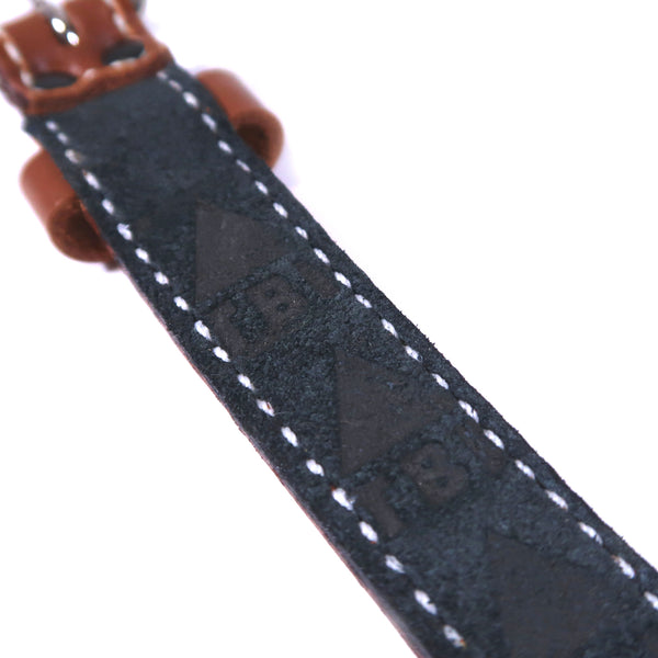 Studsed Wristband (Slim / Brown x White) / by TBR