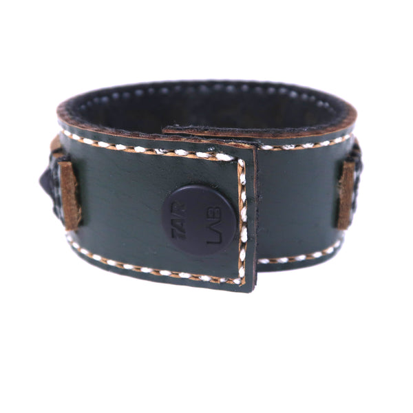Studsed Wristband (Wide / D.Green x Black) / by TBR