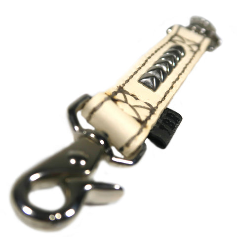 Studsed Keyholder (Slim / Off White x Silver) / by TBR