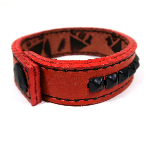 Studsed Wristband (Slim / Red x Black) / by TBR