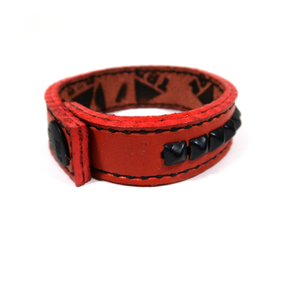 Studsed Wristband (Slim / Red x Black) / by TBR