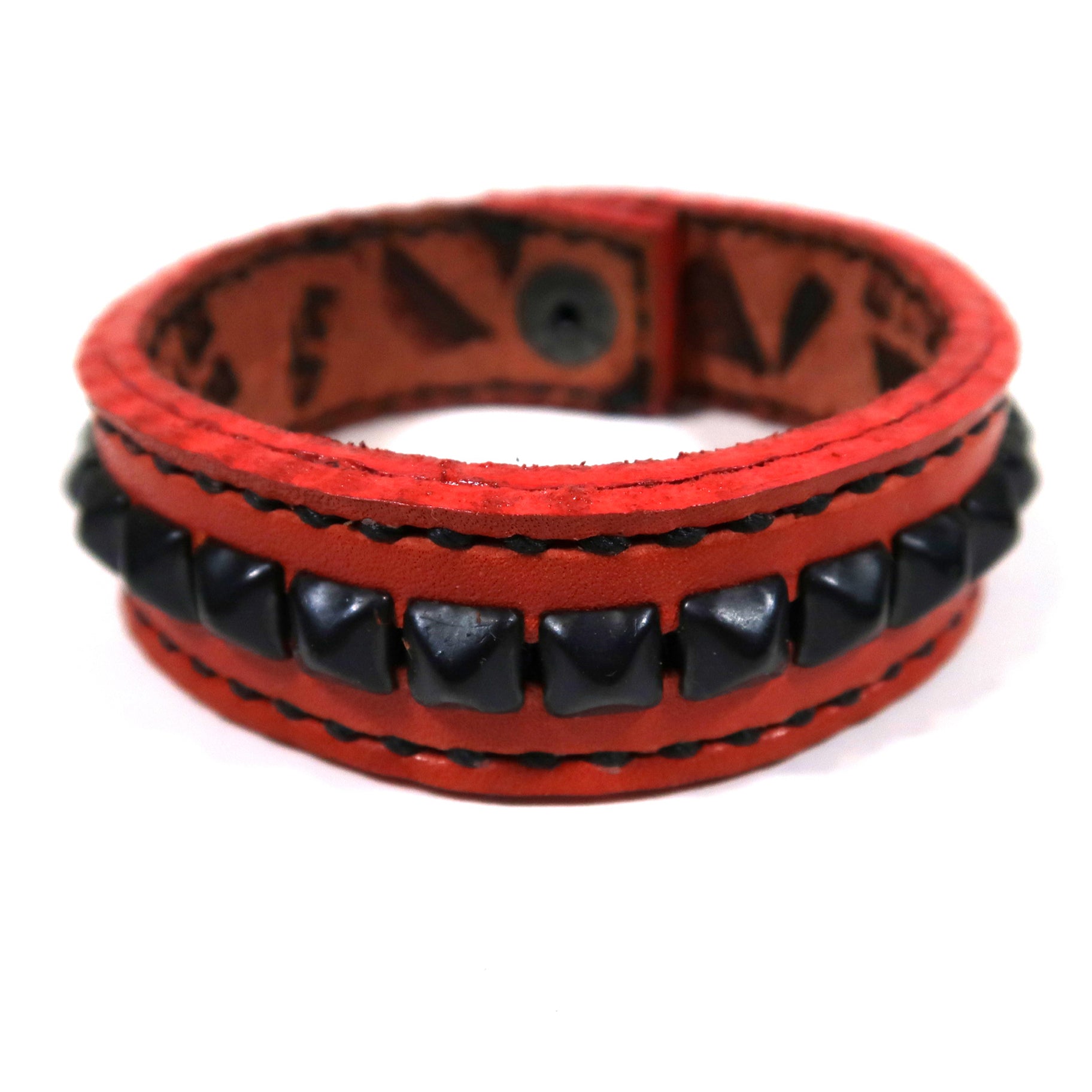 Studsed Wristband (Slim / Red x Black) / by TBR