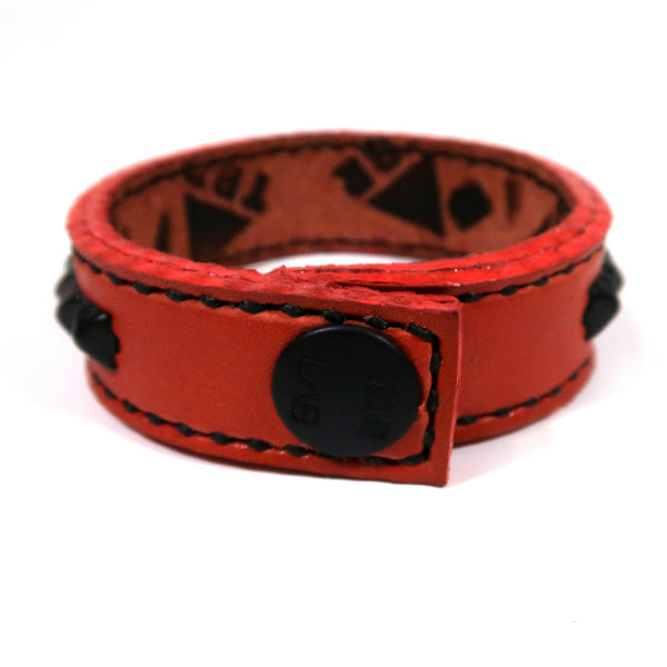 Studsed Wristband (Slim / Red x Black) / by TBR