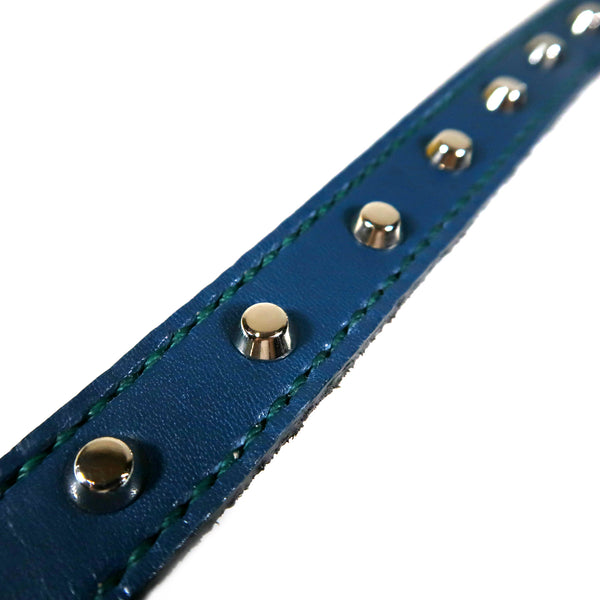 Studsed Wristband (Slim / Navy x Silver) / by TBR