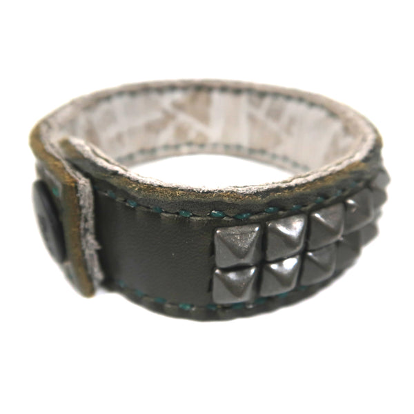 Studsed Wristband (Slim / Charcoal x Gunmetal) / by TBR