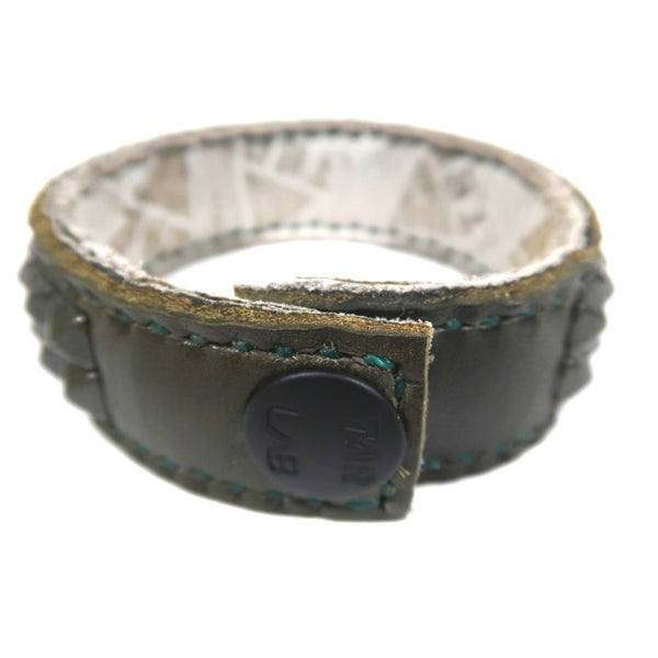 Studsed Wristband (Slim / Charcoal x Gunmetal) / by TBR