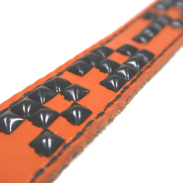 Studsed Wristband (Slim / Dark Orange x Black) type_a / by TBR x TAR