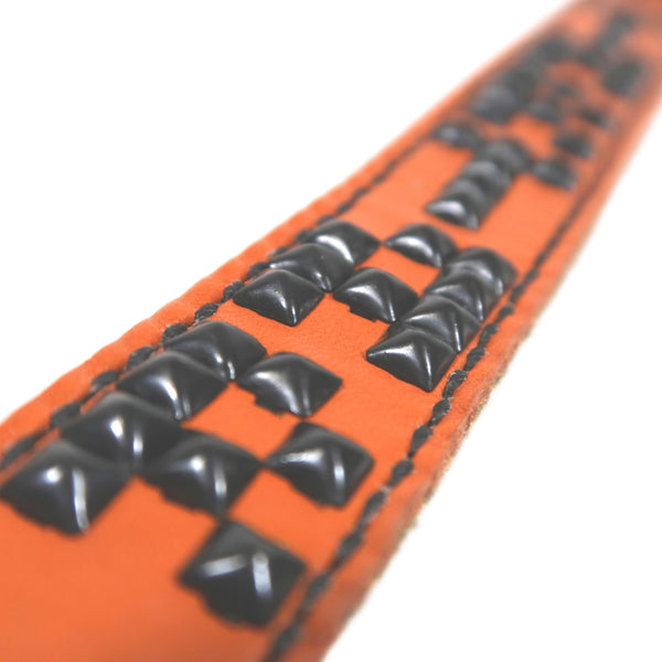 Studsed Wristband (Slim / Dark Orange x Black) type_a / by TBR x TAR