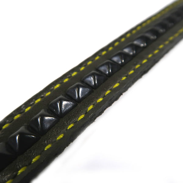 Studsed Wristband (Slim / Charcoal x Black) / by TBR