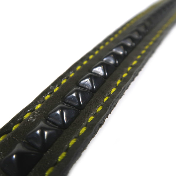 Studsed Wristband (Slim / Charcoal x Black) / by TBR