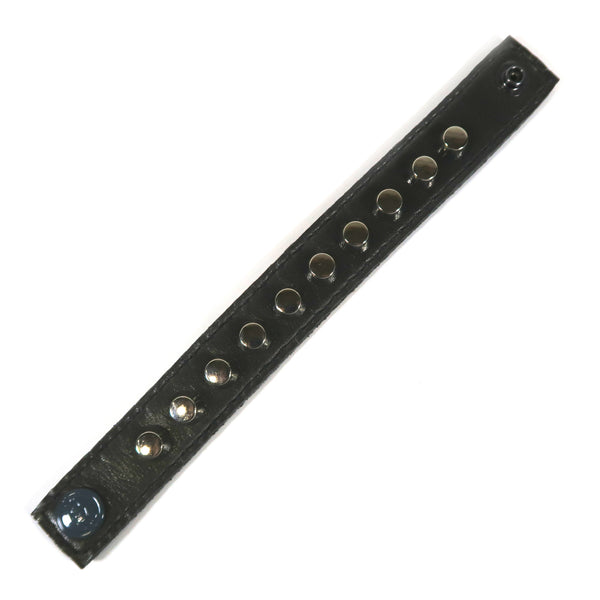 Studsed Wristband (Slim / Charcoal x Silver) / by TBR