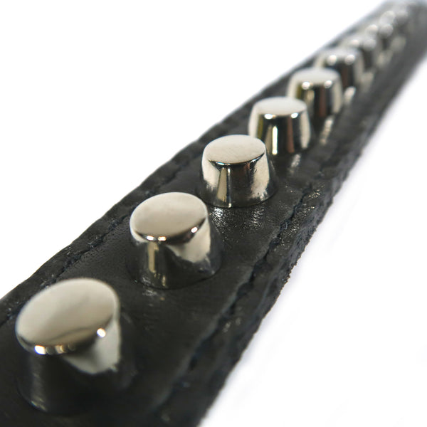 Studsed Wristband (Slim / Charcoal x Silver) / by TBR