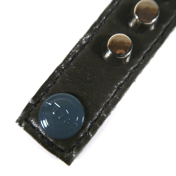 Studsed Wristband (Slim / Charcoal x Silver) / by TBR