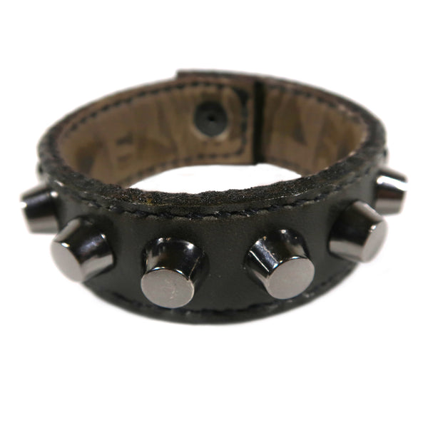 Studsed Wristband (Slim / Charcoal x Gunmetal) / by TBR