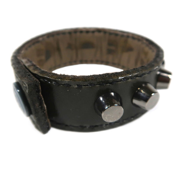 Studsed Wristband (Slim / Charcoal x Gunmetal) / by TBR