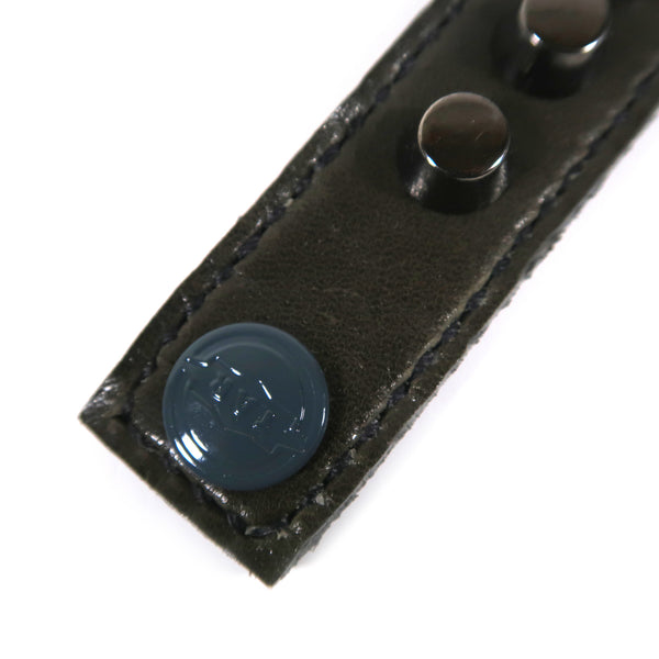 Studsed Wristband (Slim / Charcoal x Gunmetal) / by TBR