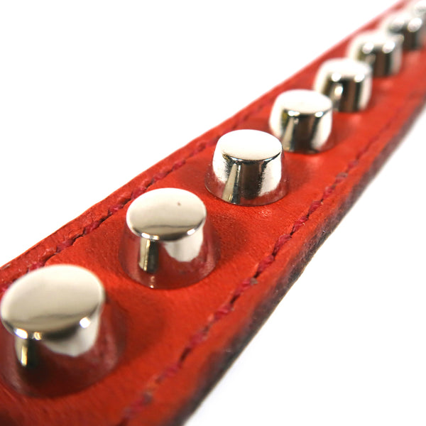 Studsed Wristband (Slim / Red x Silver) / by TBR