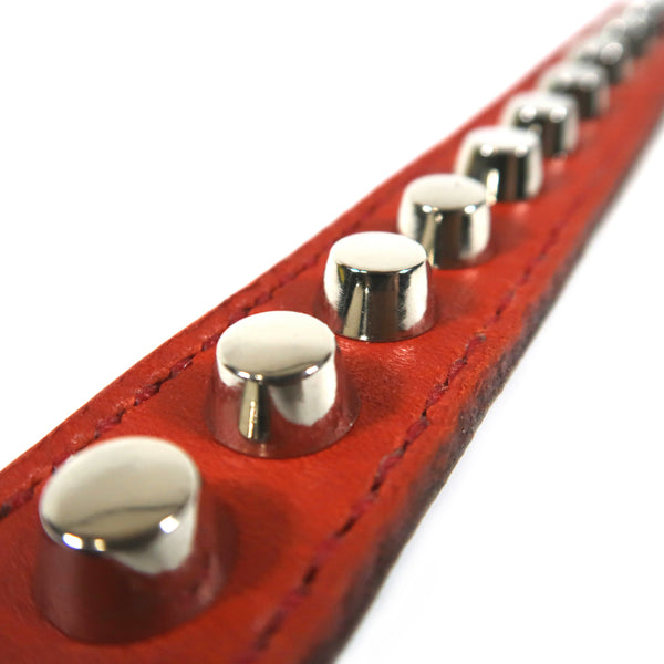 Studsed Wristband (Slim / Red x Silver) / by TBR