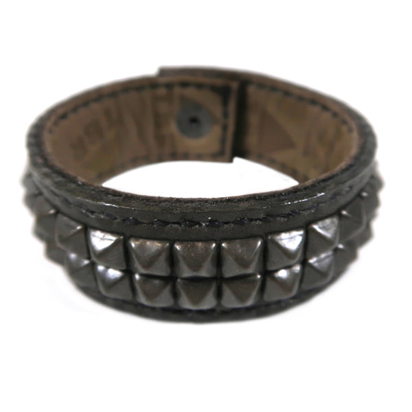 Studsed Wristband (Slim / Charcoal x Gunmetal) / by TBR