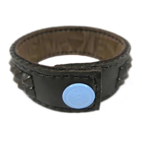 Studsed Wristband (Slim / Charcoal x Gunmetal) / by TBR