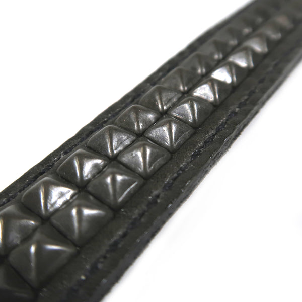 Studsed Wristband (Slim / Charcoal x Gunmetal) / by TBR