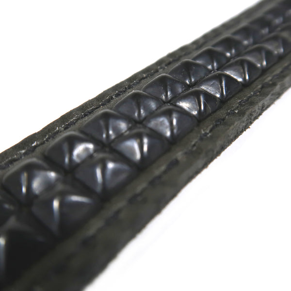 Studsed Wristband (Slim / Charcoal x Black) / by TBR