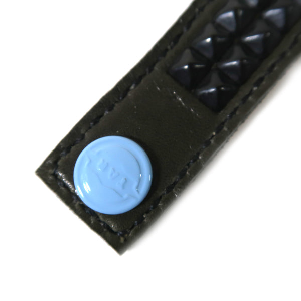 Studsed Wristband (Slim / Charcoal x Black) / by TBR