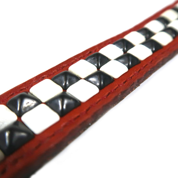 Studsed Wristband (Slim / Red x Black & White) / by TBR