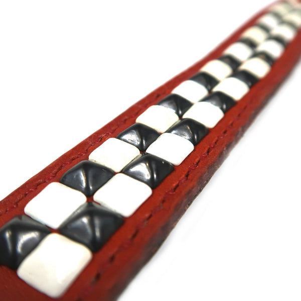 Studsed Wristband (Slim / Red x Black & White) / by TBR