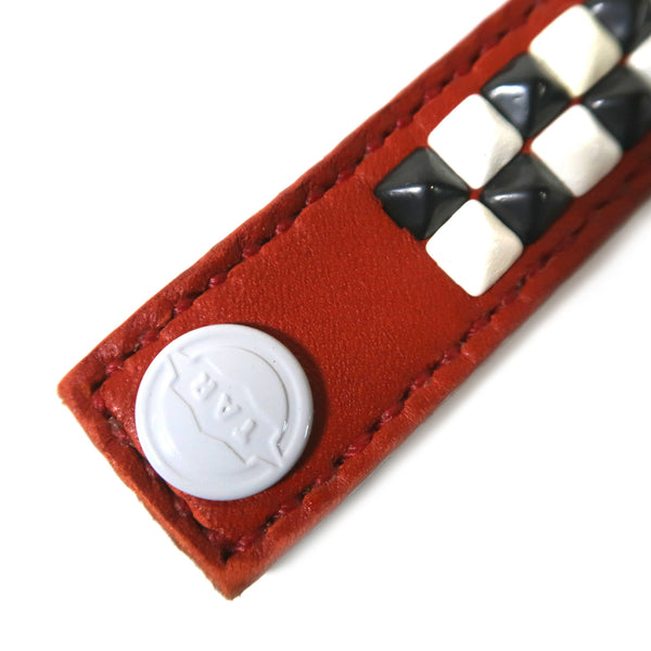 Studsed Wristband (Slim / Red x Black & White) / by TBR