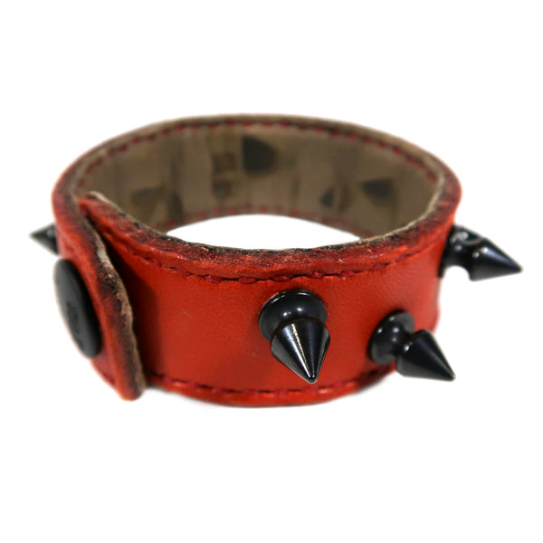 Studsed Wristband (Slim / Red x Black) / by TBR