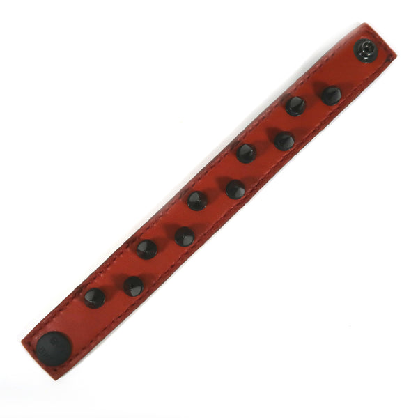 Studsed Wristband (Slim / Red x Black) / by TBR